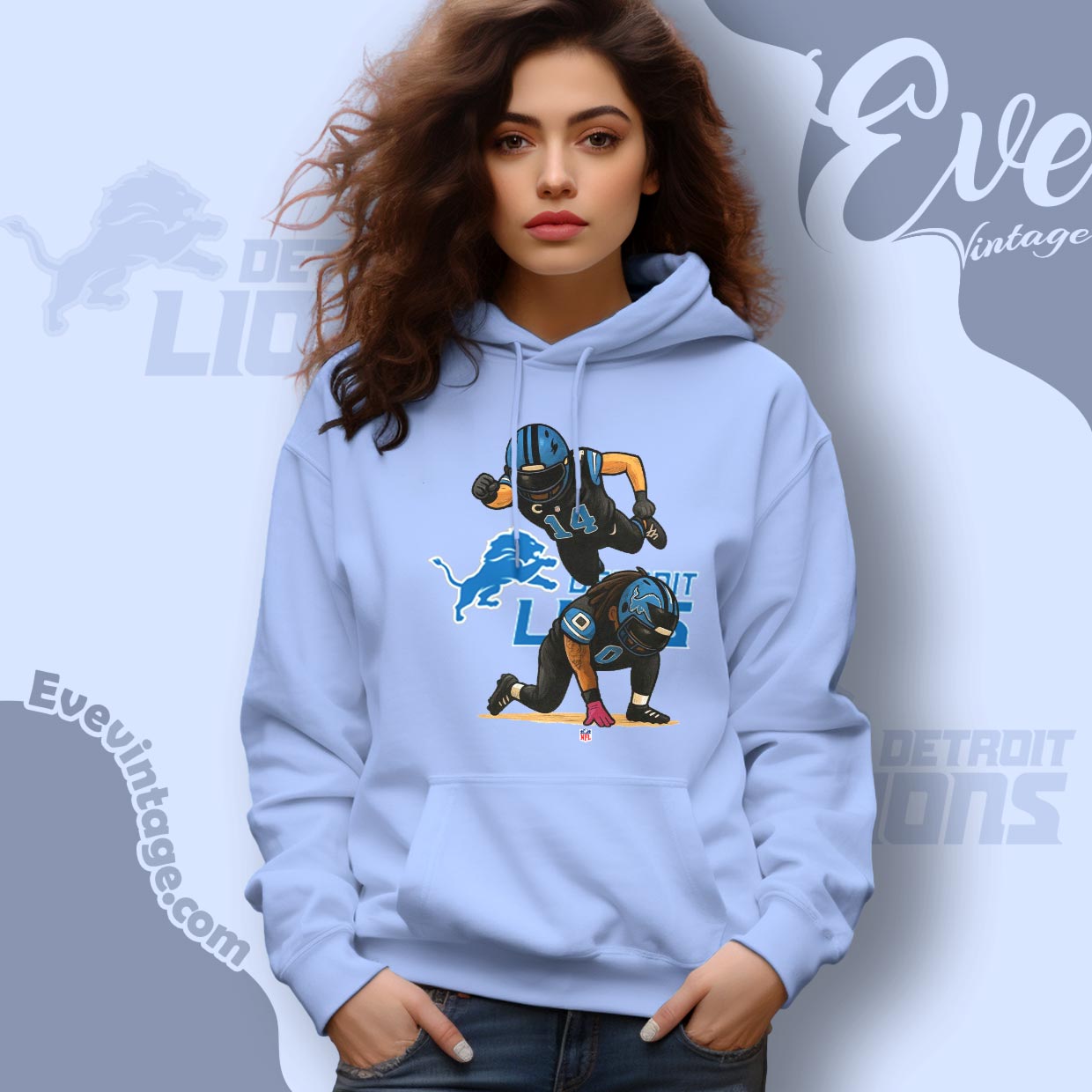 Amon Ra St.brown Jahmyr Gibbs Celebration Pose T-shirt Amon Ra St.brown Jahmyr Gibbs Celebration Pose T-shirt