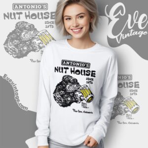 Antonio's Nut House Shirt Palo Alto Dive Bar Long Sleeve Tee