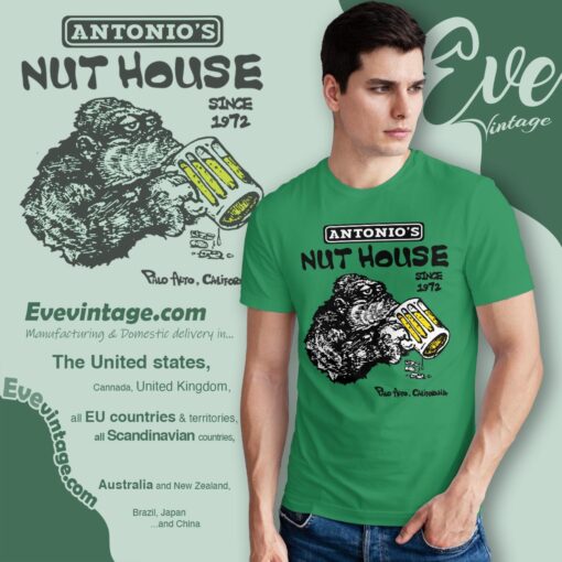 Antonio’s Nut House Shirt Palo Alto Dive Bar