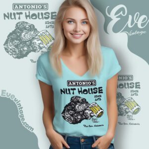 Antonio's Nut House Shirt Palo Alto Dive Bar V Neck TShirt