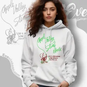 Apple Valley Steak House Shirt Long Beach Ca Tiki Bar Hoodie