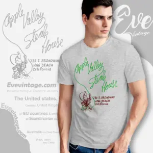 Apple Valley Steak House Shirt Long Beach Ca Tiki Bar T shirt