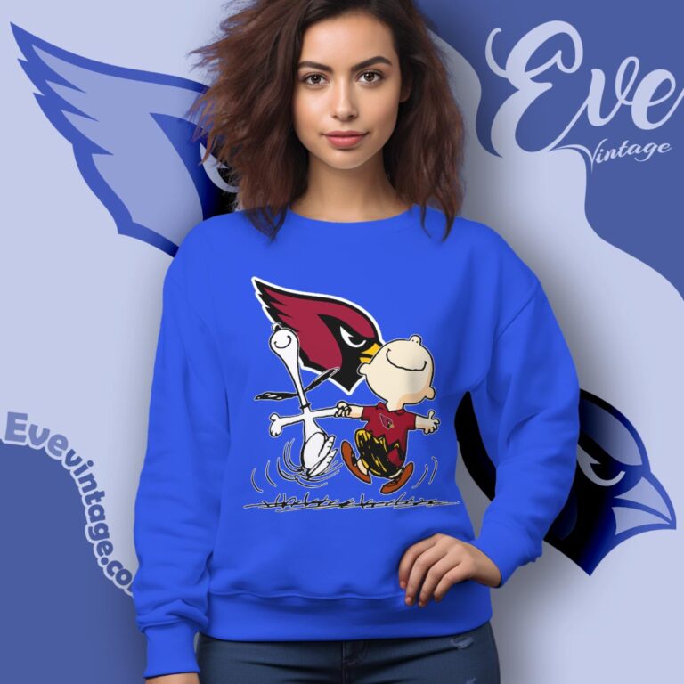 Arizona Cardinals Charlie Brown Snoopy Happy Dancing Shirt Sweatshirt Arizona Cardinals Charlie Brown Snoopy Happy Dancing Shirt Sweatshirt