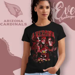 Arizona Cardinals Halloween Horror Women T shirt