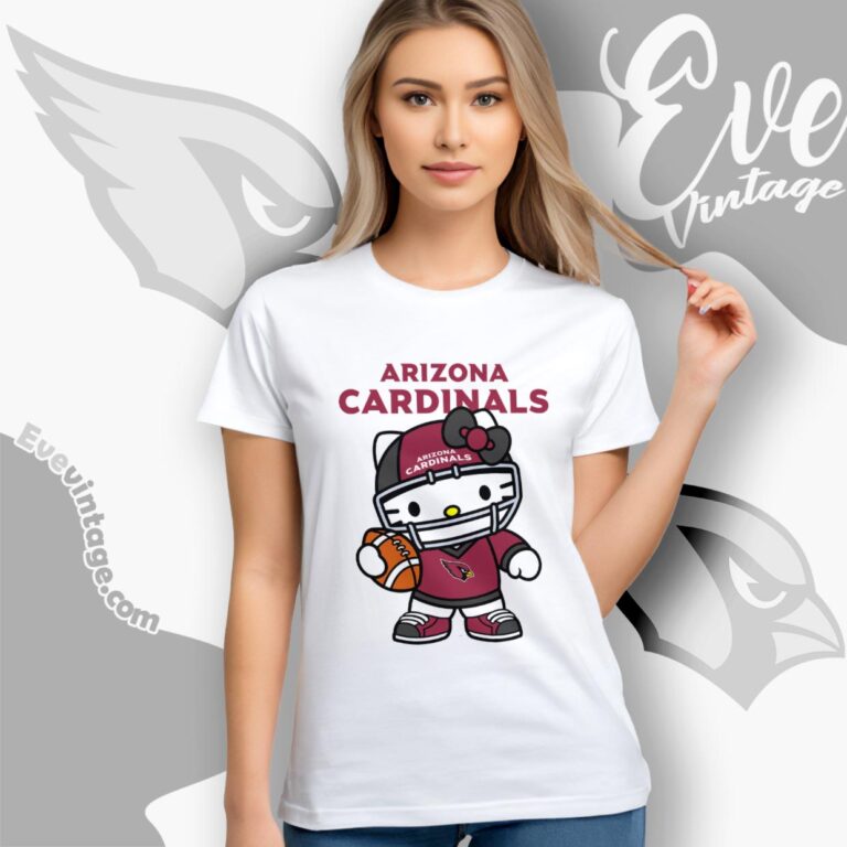 Arizona Cardinals Hello Kitty Shirt Women T Shirt Arizona Cardinals Hello Kitty Shirt Women T Shirt