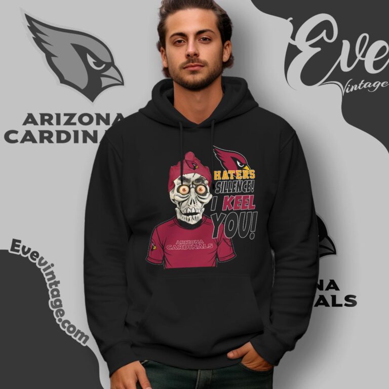 Arizona Cardinals Jeff Dunham Haters Silence I Keel You Hoodie Arizona Cardinals Jeff Dunham Haters Silence I Keel You Hoodie