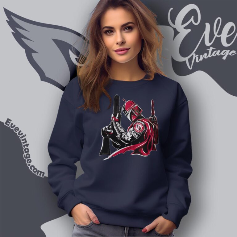 Arizona Cardinals Mandalorian Star Wars Shirt Sweatshirt Arizona Cardinals Mandalorian Star Wars Shirt Sweatshirt