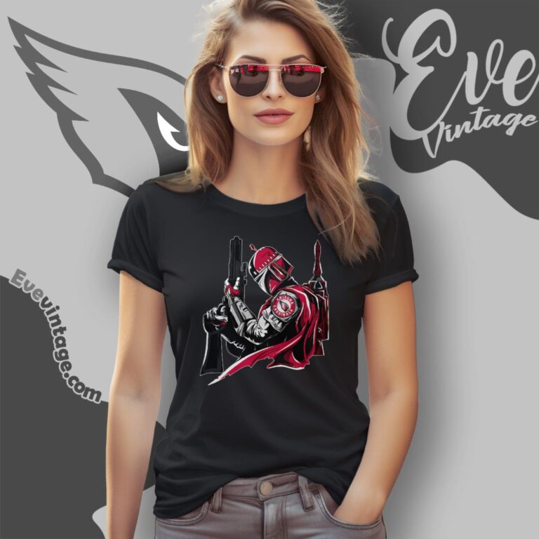 Arizona Cardinals Mandalorian Star Wars Shirt Women T Shirt Arizona Cardinals Mandalorian Star Wars Shirt Women T Shirt