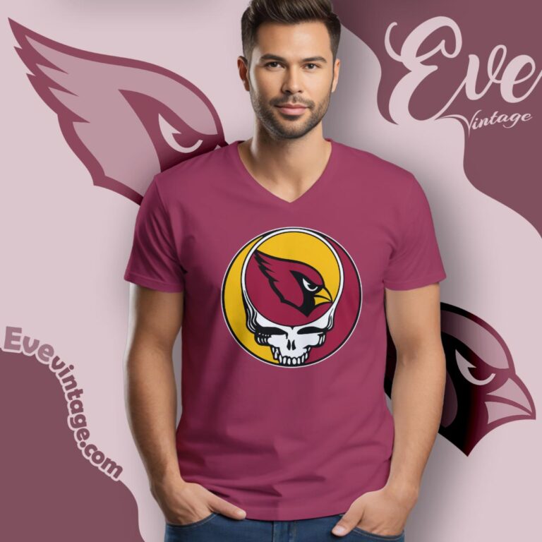 Arizona Cardinals Steal Your Face Grateful Dead Shirt V Neck TShirt Arizona Cardinals Steal Your Face Grateful Dead Shirt V Neck TShirt