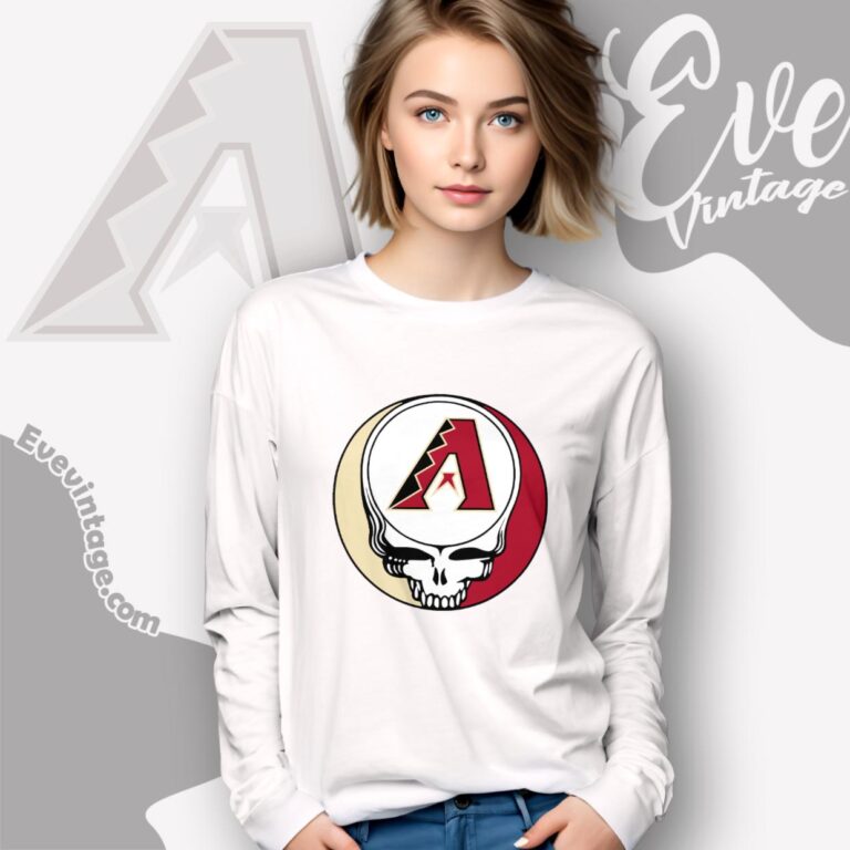 Arizona Diamondbacks Grateful Dead Steal Your Face Shirt Long Sleeve Tee Arizona Diamondbacks Grateful Dead Steal Your Face Shirt Long Sleeve Tee