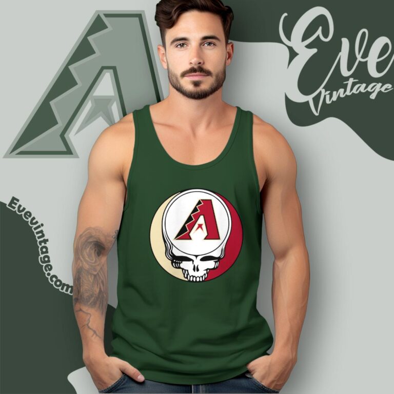 Arizona Diamondbacks Grateful Dead Steal Your Face Shirt Tank Top Racerback Arizona Diamondbacks Grateful Dead Steal Your Face Shirt Tank Top Racerback