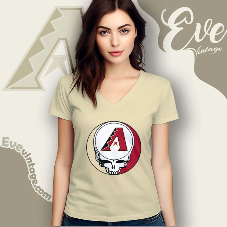 Arizona Diamondbacks Grateful Dead Steal Your Face Shirt V Neck TShirt Arizona Diamondbacks Grateful Dead Steal Your Face Shirt V Neck TShirt
