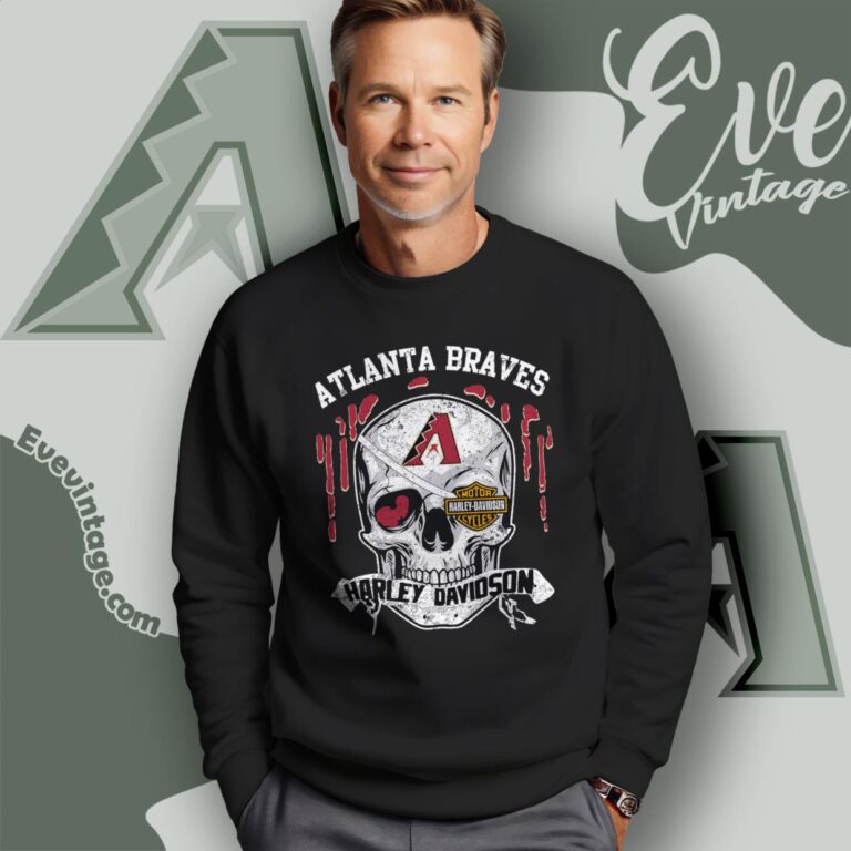 Arizona Diamondbacks Harley Davidson Skull Sweatshirt Arizona Diamondbacks Harley Davidson Skull Sweatshirt