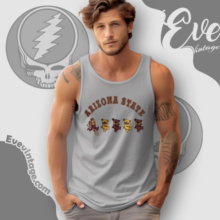 Arizona State Dancing Bears Shirt Tank Top Racerback Arizona State Dancing Bears Shirt Tank Top Racerback
