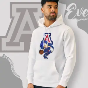 Arizona Wildcats Sonic The Hedgehog Basketball Hoodie