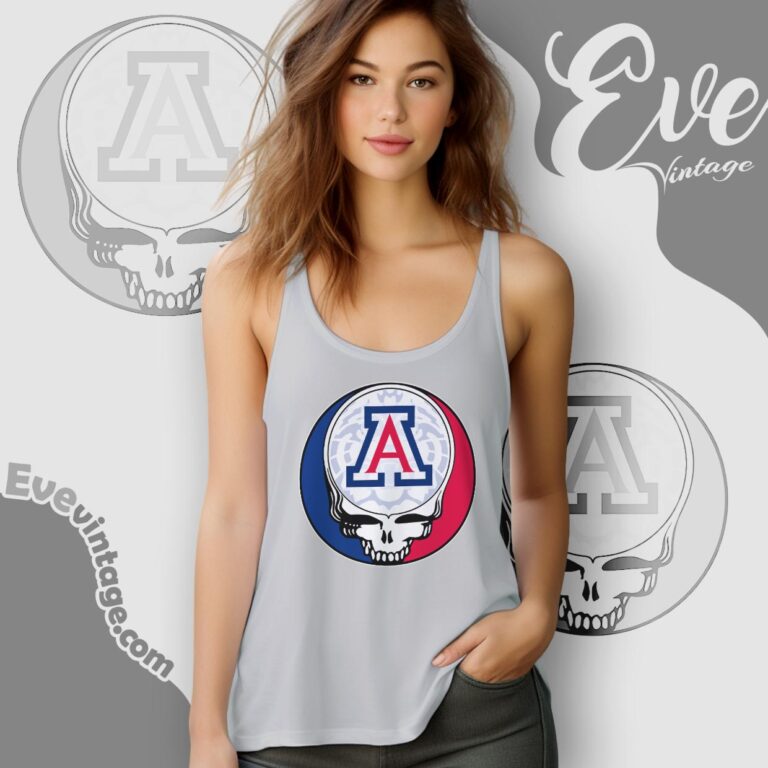 Arizona Wildcats Steal Your Face Stealie Shirt Tank Top Racerback Arizona Wildcats Steal Your Face Stealie Shirt Tank Top Racerback