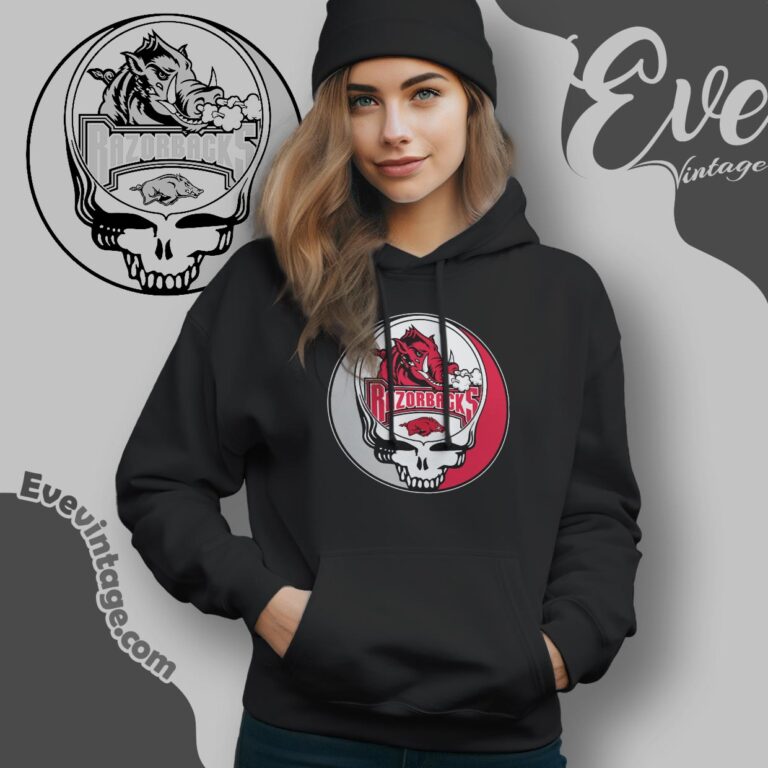 Arkansas Razorbacks Steal Your Face Stealie Shirt Hoodie Arkansas Razorbacks Steal Your Face Stealie Shirt Hoodie