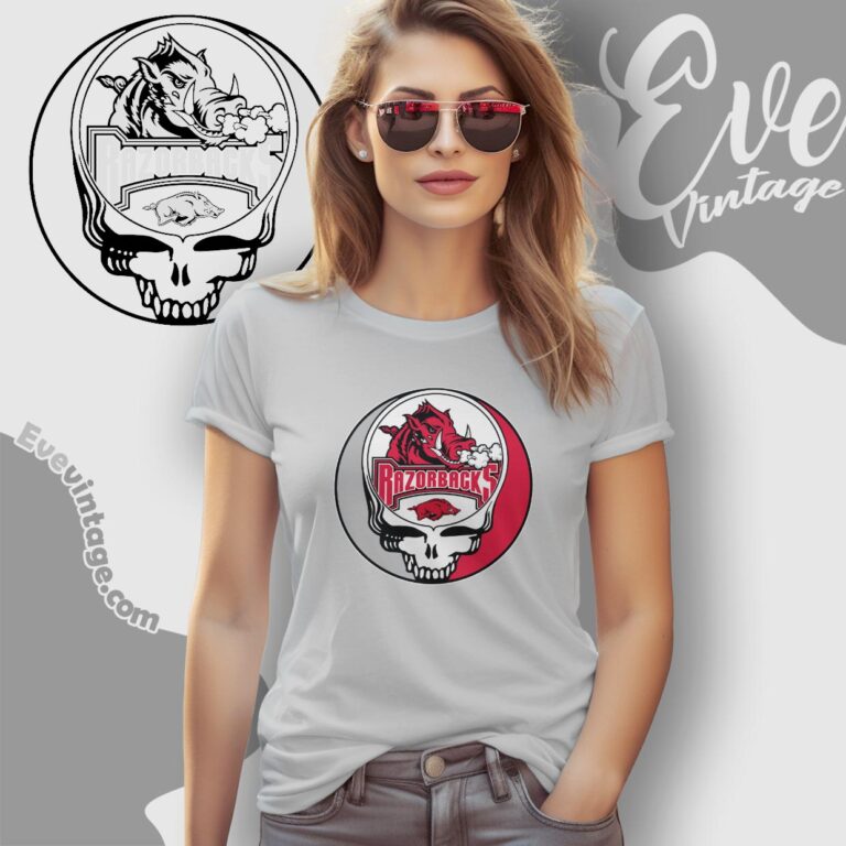Arkansas Razorbacks Steal Your Face Stealie Shirt Women T shirt Arkansas Razorbacks Steal Your Face Stealie Shirt Women T shirt