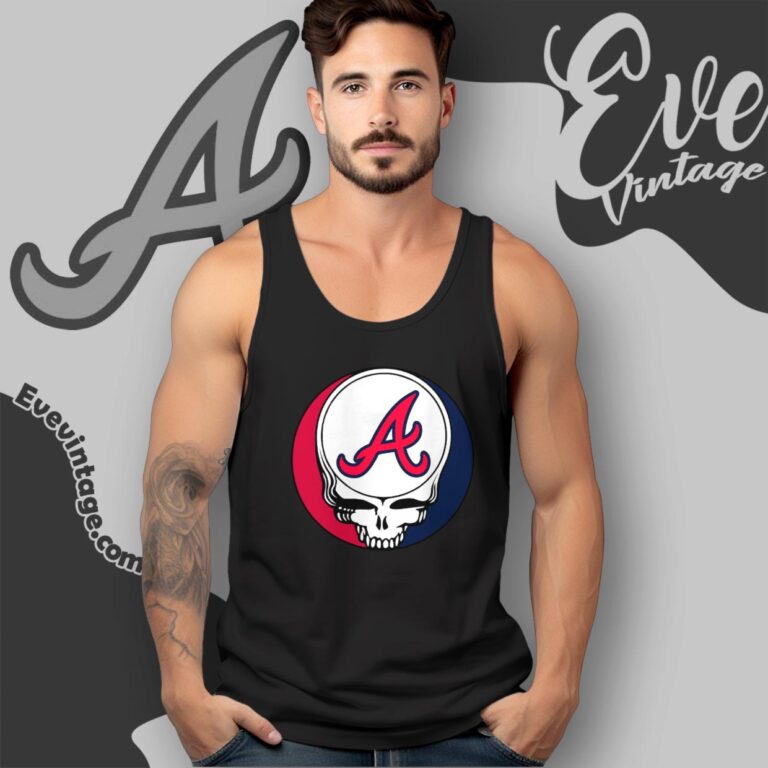 Atlanta Braves Steal Your Face Grateful Dead Shirt Tank Top Racerback Atlanta Braves Steal Your Face Grateful Dead Shirt Tank Top Racerback