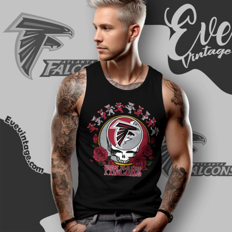 Atlanta Falcons Grateful Dead Roses Dancing Bears Shirt Tank Top Racerback Atlanta Falcons Grateful Dead Roses Dancing Bears Shirt Tank Top Racerback