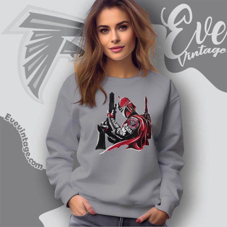 Atlanta Falcons Mandalorian Star Wars Shirt Sweatshirt Atlanta Falcons Mandalorian Star Wars Shirt Sweatshirt