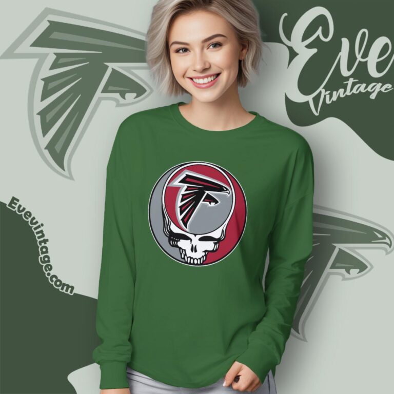 Atlanta Falcons Steal Your Face Grateful Dead Shirt Long Sleeve Tee Atlanta Falcons Steal Your Face Grateful Dead Shirt Long Sleeve Tee