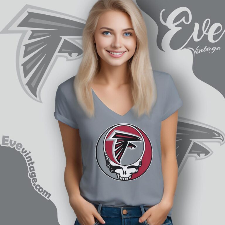 Atlanta Falcons Steal Your Face Grateful Dead Shirt V Neck TShirt Atlanta Falcons Steal Your Face Grateful Dead Shirt V Neck TShirt