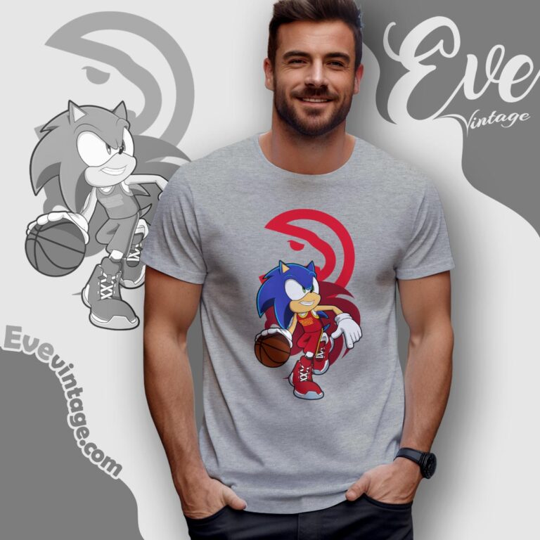 Atlanta Hawks Sonic The Hedgehog Shirt T shirt Atlanta Hawks Sonic The Hedgehog Shirt T shirt