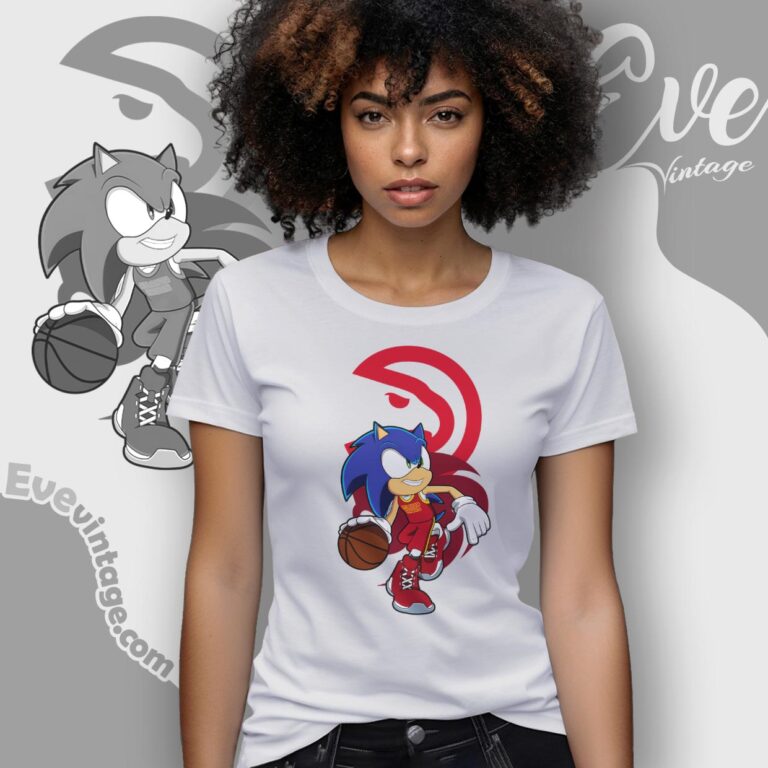 Atlanta Hawks Sonic The Hedgehog Shirt Women T shirt Atlanta Hawks Sonic The Hedgehog Shirt Women T shirt