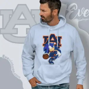 Auburn Tigers Sonic The Hedgehog Basketball Hoodie