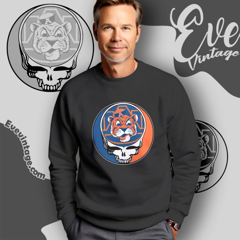 Auburn Tigers Steal Your Face Stealie Shirt Sweatshirt Auburn Tigers Steal Your Face Stealie Shirt Sweatshirt