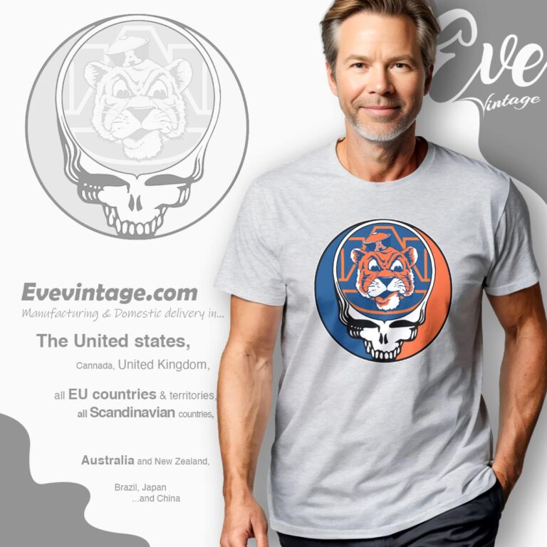 Auburn Tigers Steal Your Face Stealie Shirt T shirt Auburn Tigers Steal Your Face Stealie Shirt T shirt