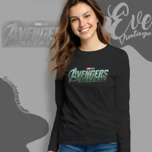 Avengers Doomsday Marvel Studios Logo Long Sleeve Tee