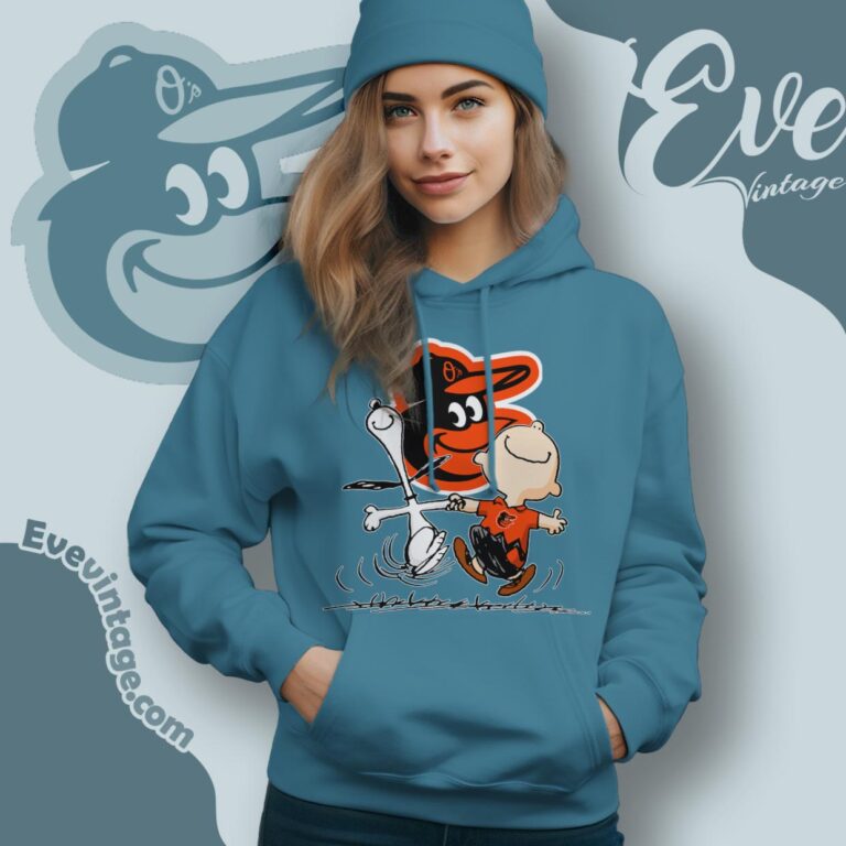 Baltimore Orioles Charlie Brown Snoopy Happy Dancing Shirt Hoodie Baltimore Orioles Charlie Brown Snoopy Happy Dancing Shirt Hoodie