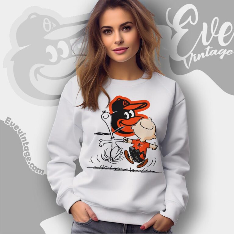 Baltimore Orioles Charlie Brown Snoopy Happy Dancing Shirt Sweatshirt Baltimore Orioles Charlie Brown Snoopy Happy Dancing Shirt Sweatshirt