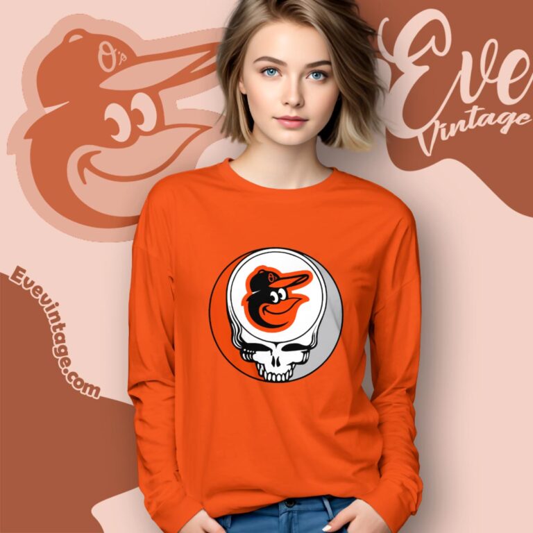 Baltimore Orioles Steal Your Face Grateful Dead Shirt Long Sleeve Tee Baltimore Orioles Steal Your Face Grateful Dead Shirt Long Sleeve Tee