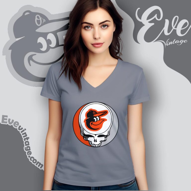 Baltimore Orioles Steal Your Face Grateful Dead Shirt V Neck TShirt Baltimore Orioles Steal Your Face Grateful Dead Shirt V Neck TShirt