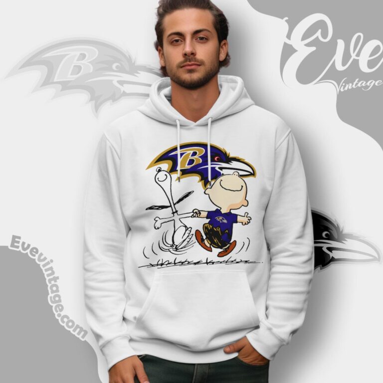 Baltimore Ravens Charlie Brown Snoopy Happy Dancing Shirt Hoodie Baltimore Ravens Charlie Brown Snoopy Happy Dancing Shirt Hoodie