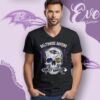 Baltimore Ravens Harley Davidson Skull Shirt