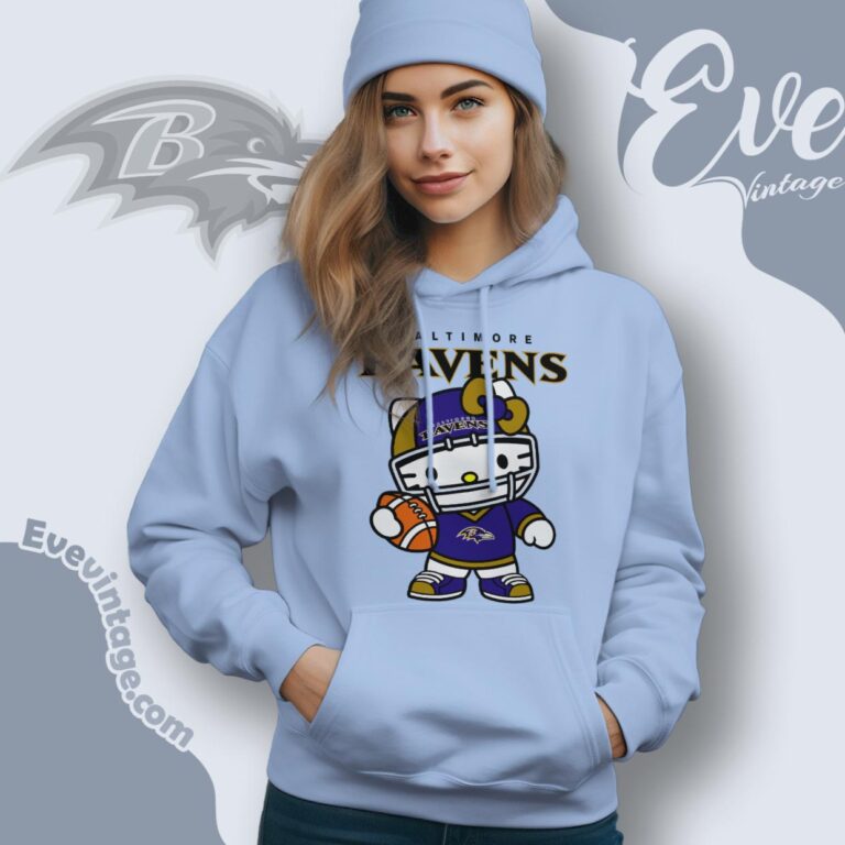 Baltimore Ravens Hello Kitty Shirt Hoodie Baltimore Ravens Hello Kitty Shirt Hoodie