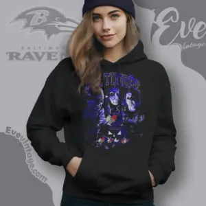 Baltimore Ravens Horror Halloween Hoodie