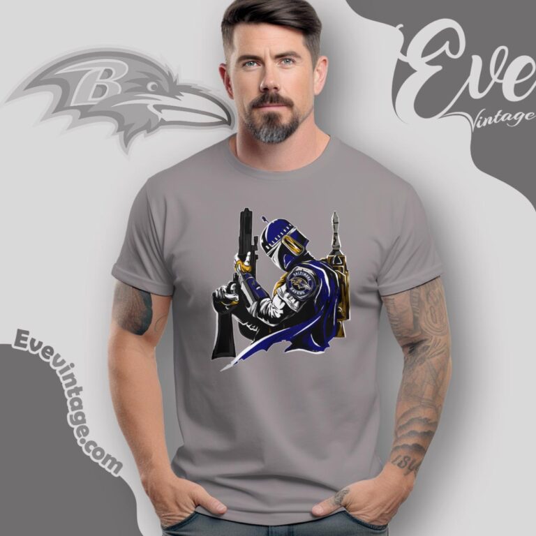 Baltimore Ravens Mandalorian Star Wars Shirt T Shirt Baltimore Ravens Mandalorian Star Wars Shirt T Shirt