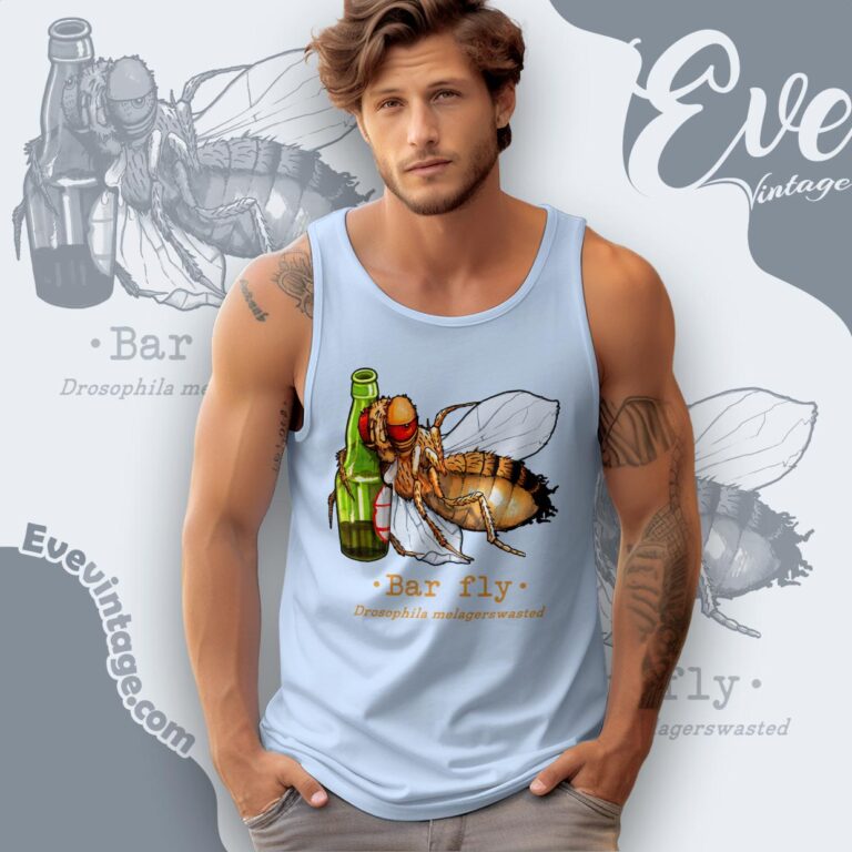 Bar Fly Shirt Drosophila Melagerswasted Tank Top Racerback Bar Fly Shirt Drosophila Melagerswasted Tank Top Racerback