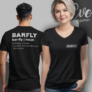 Barfly Definition Shirt Front V neck