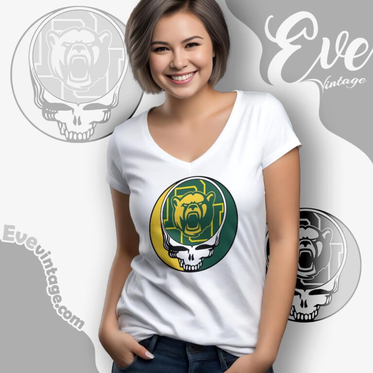 Baylor Bears Steal Your Face Stealie Shirt V Neck TShirt Baylor Bears Steal Your Face Stealie Shirt V Neck TShirt