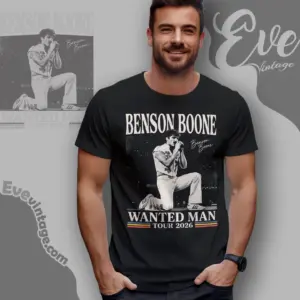 Benson Boone Tour 2026 Shirt Wanted Man Concert T shirt