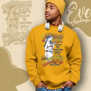 Big Helyns Saloon Shirt San Clemente Ca Dive Bar Sweatshirt