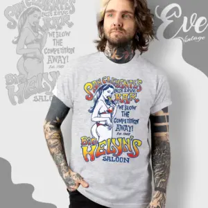 Big Helyns Saloon Shirt San Clemente Ca Dive Bar T shirt