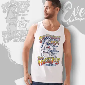 Big Helyns Saloon Shirt San Clemente Ca Dive Bar Tank Top Racerback
