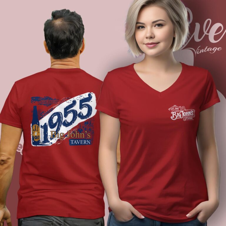 Big John's Tavern Shirt South Carolina Dive Bar V Neck TShirt Big John's Tavern Shirt South Carolina Dive Bar V Neck TShirt